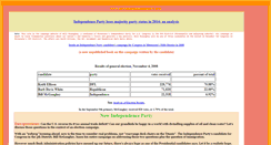 Desktop Screenshot of newindependenceparty.org
